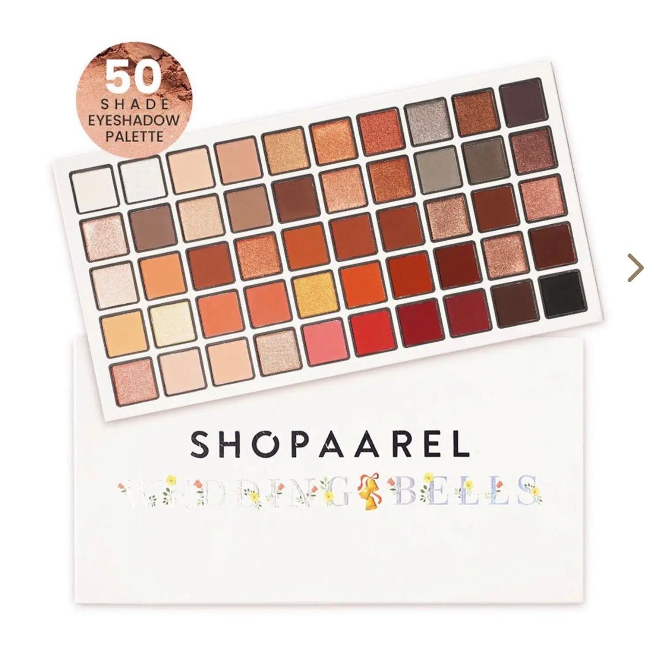 Shopaarel Wedding Bell 50 Color Eyeshadow Palette