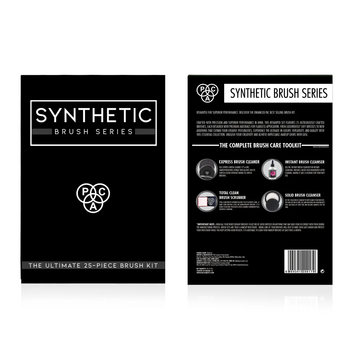 PAC Synthetic Series -Complete Professional Brush Set - Image 3