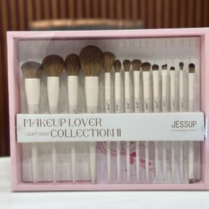 Jessup Makeup Lover Light Gray Collection II Brush Set (14pcs)