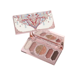 FLOWER KNOWS Butterfly Cloud Collar Embossed Six-Color Makeup Palette (terracotta brick)