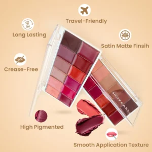 SHOPAAREL Rich Color Lip Palette
