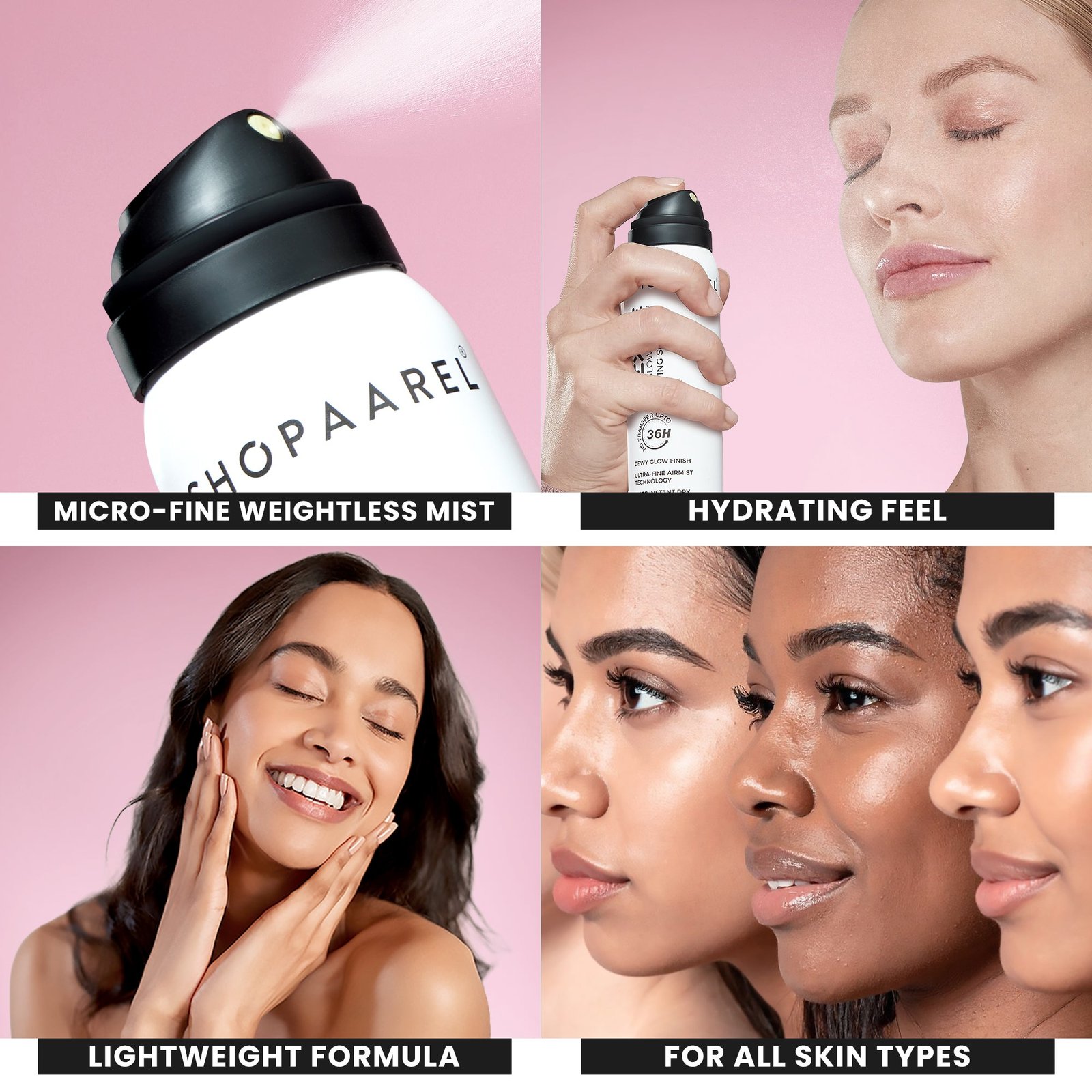 SHOPAAREL FIX ME Air SHOPAAREL Glow Makeup Setting Spray · 100ml - Image 3