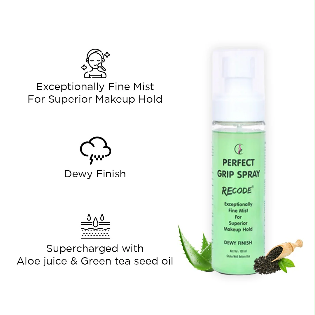 RECODE STUDIOS Recode 100 ML Perfect Grip Spray - Makeup Fixer - Image 2