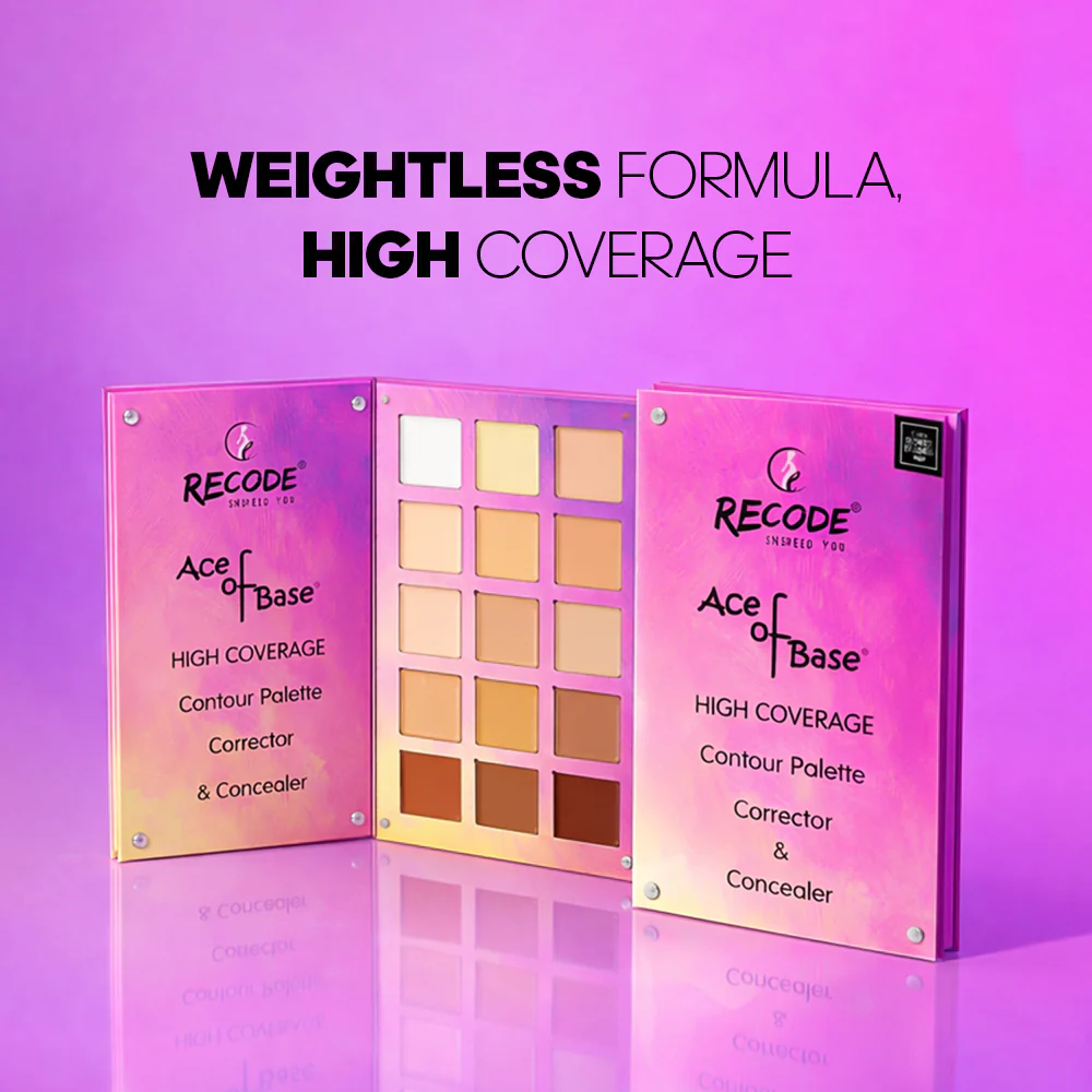 RECODE STUDIOS Recode Beauty Concealer, Colour Corrector & Contour Palette - 52 G - Image 2