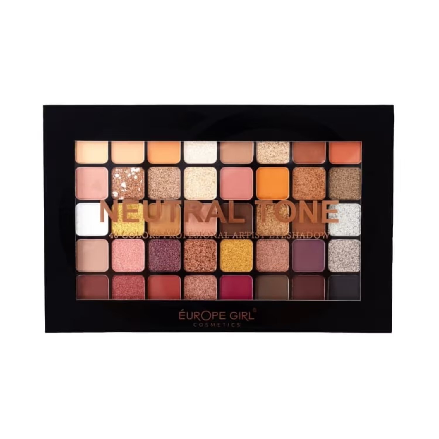 EUROPE GIRL Europe Girl 40 Color Eyeshadow Palette - Neutral Tone (40 g) - Image 5