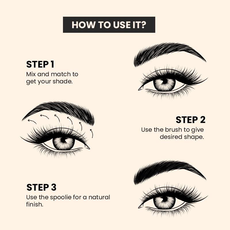 EUROPE GIRL 3D Sculpt Eyebrow Powder Palette - Image 5