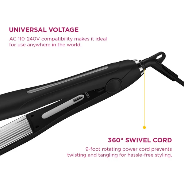 IKONIC PROFESSIONAL Ikonic Professional Pro Titanium Crimp Hair Crimper - Image 5