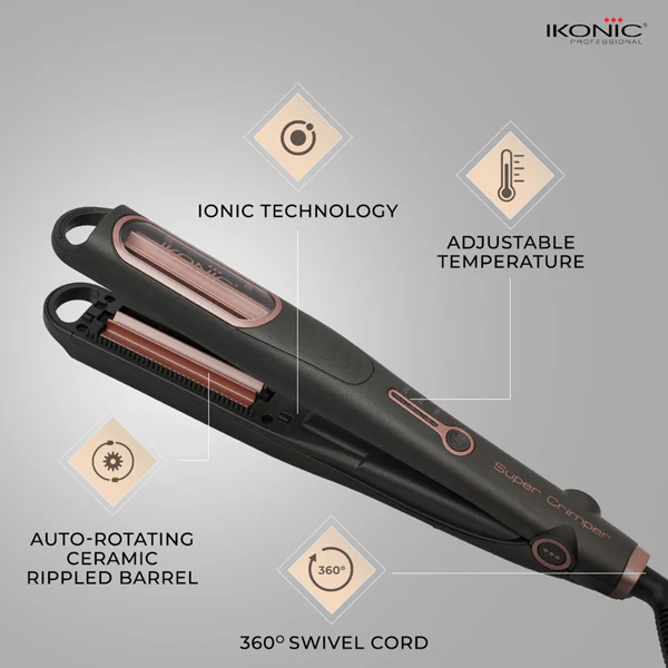IKONIC PROFESSIONAL Ikonic Professional Super Crimper Hair Styler - Image 4