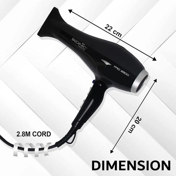 IKONIC PROFESSIONAL Ikonic Professional Pro 2800+ Hair Dryer - Image 4