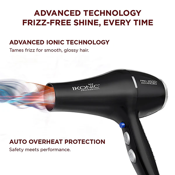 IKONIC PROFESSIONAL Ikonic Professional Pro 2500+ Advanced Hair Dryer - Image 4