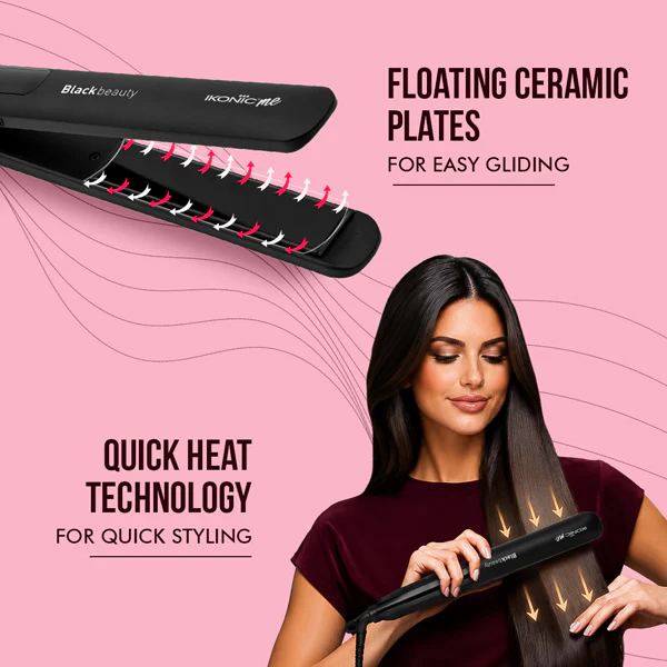 IKONIC PROFESSIONAL Ikonic Me Black beauty Hair Straightener - Image 3
