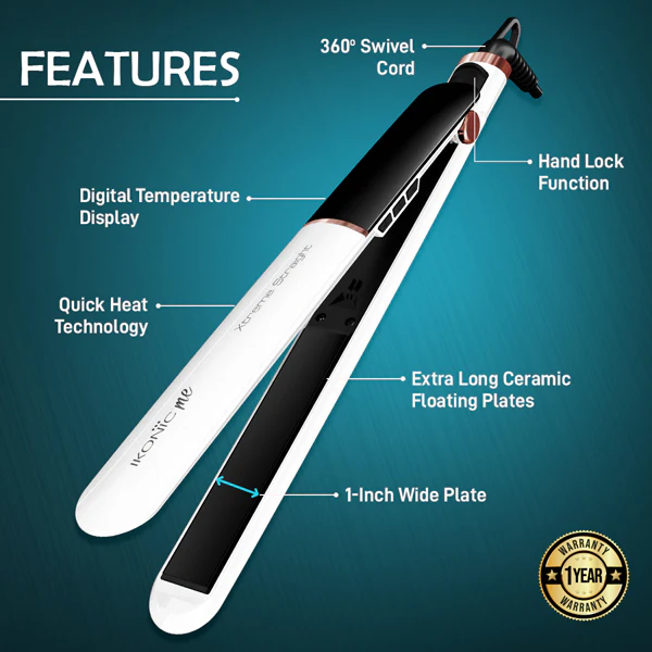 IKONIC PROFESSIONAL Ikonic Me Xtreme Straight Hair Straightener - Image 3