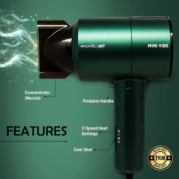 IKONIC ME Ikonic Me Mini Vibe Hair Dryer - Image 2