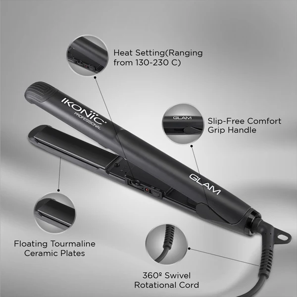IKONIC PROFESSIONAL Ikonic Professional Glam Hair Straightener - Image 4