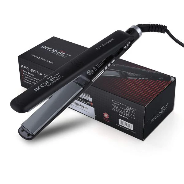 IKONIC PROFESSIONAL Ikonic Professional Pro Straight Black Hair Straightener - Image 2