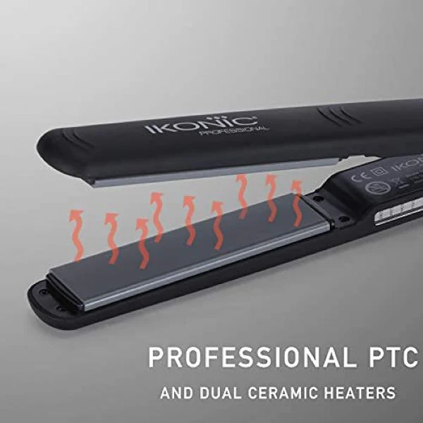 IKONIC PROFESSIONAL Ikonic Professional Pro Straight Black Hair Straightener - Image 4