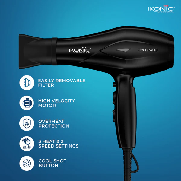 IKONIC PROFESSIONAL Ikonic Professional Pro 2400 Hair Dryer - Image 2