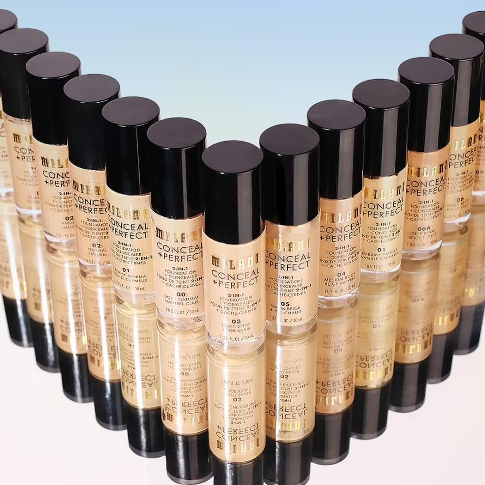 MILANI Conceal + Perfect 2-in-1 Foundation + Concealer - 01 (30 ml) - Image 2