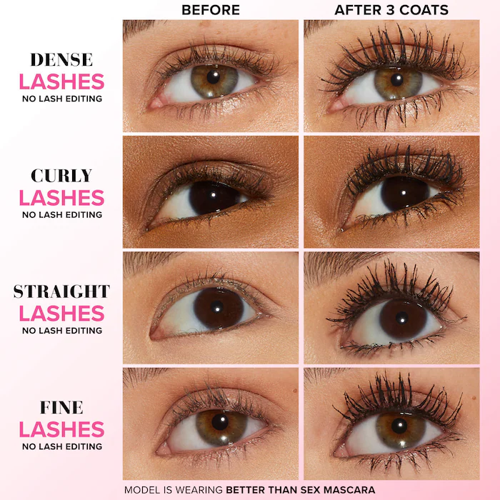 TOO FACED Better Than Sex Volumizing & Lengthening Mascara - Image 2