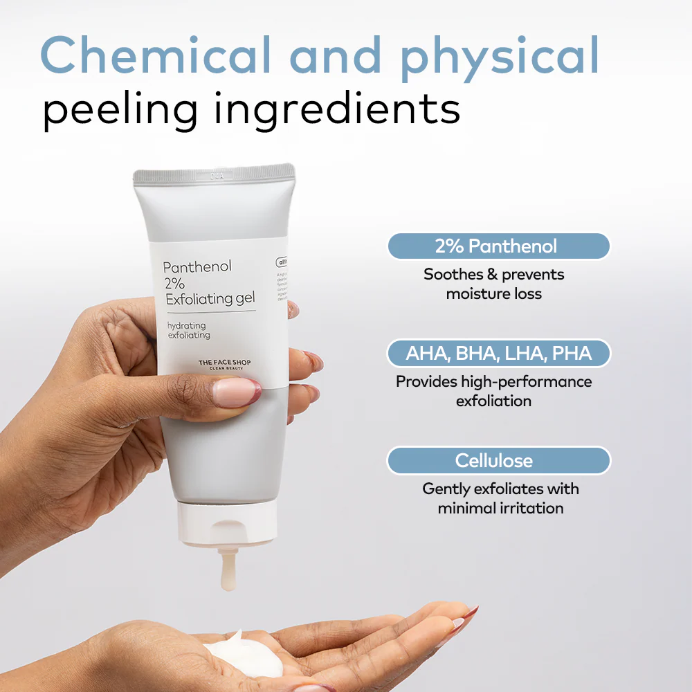 THE FACE SHOP Alltimate Panthenol 2% Exfoliating Gel 150ml - Image 3